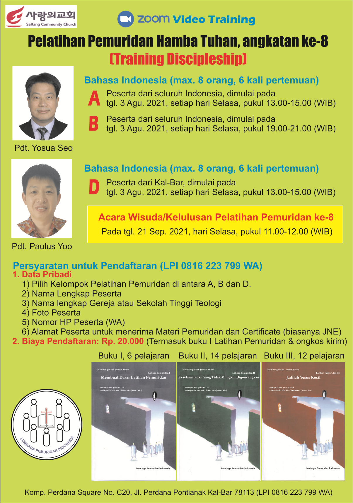 Brosur Pelatihan Pemuridan Ke-8